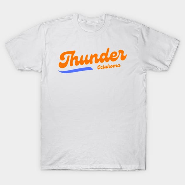 okc thunder T-Shirt by soft and timeless